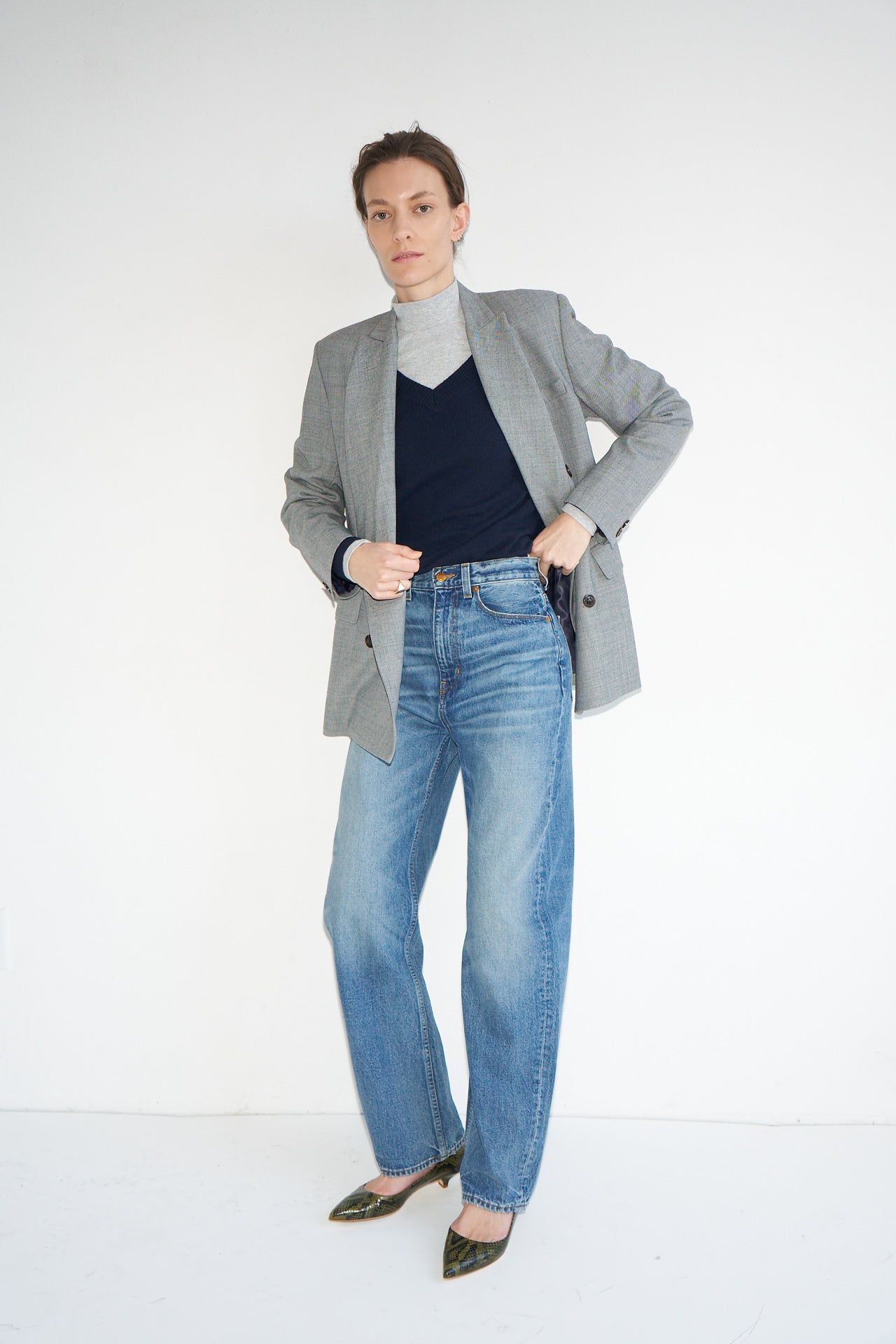 The Fan Jean in Borrego Indigo