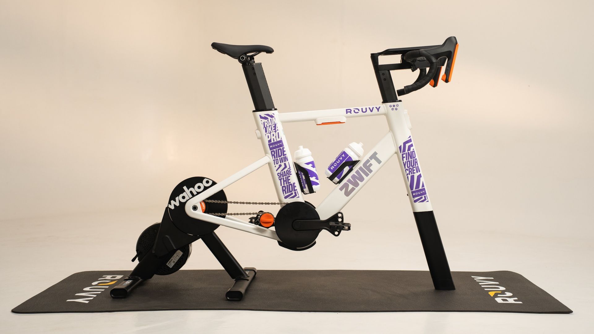 The Zwift Ride ROUVY Edition side on