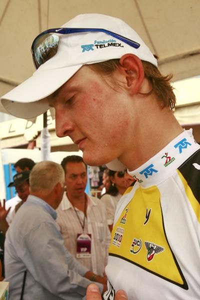 Aldo Ilesic (Team Type 1) in the leader's jersey in Mexico