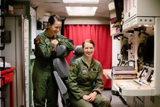 As a new missileer you're scheduled with the same partner every alert, and you 'form a very strong bond with them,' says Moore (right).