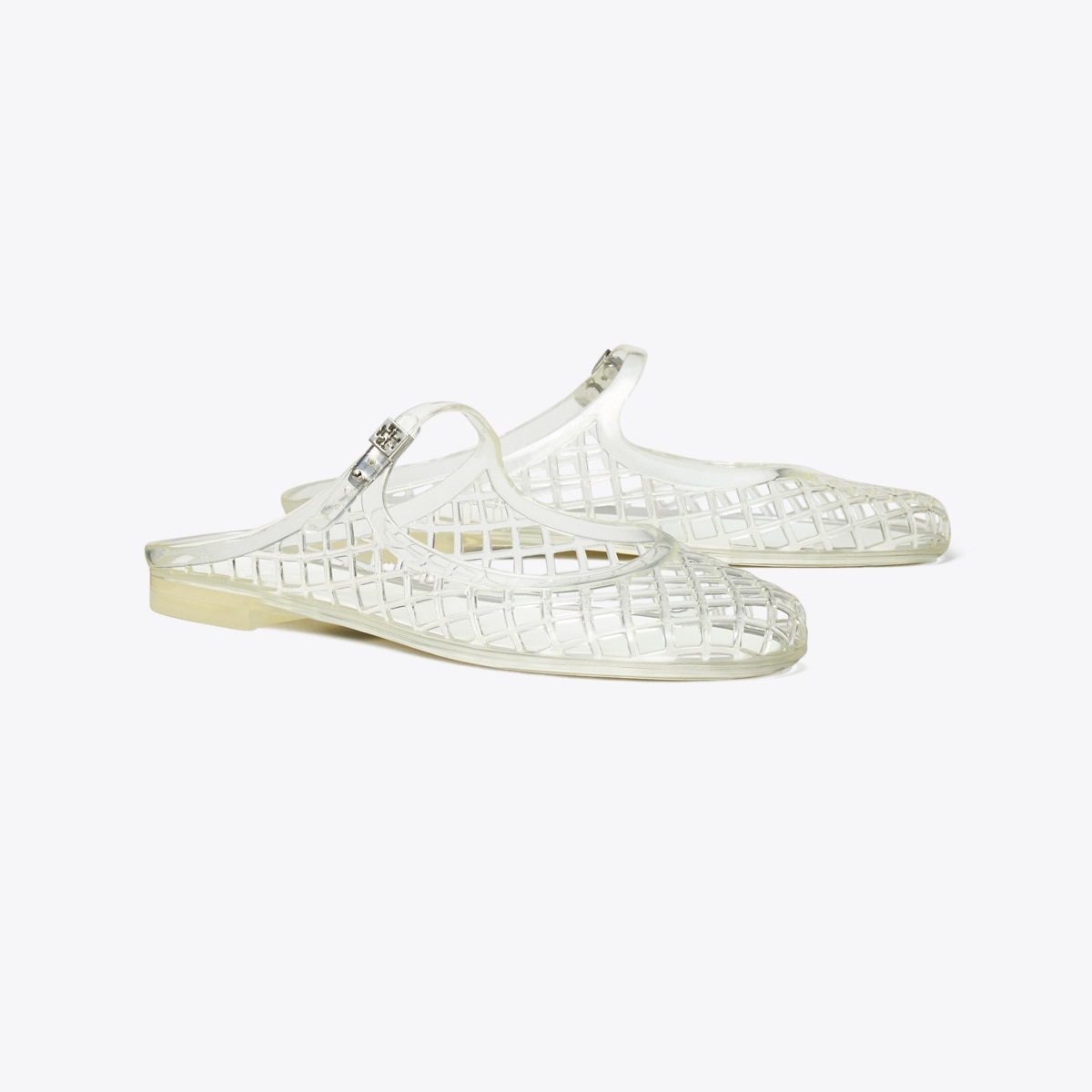 Mellow Mary Jane Jelly in White, Size 10