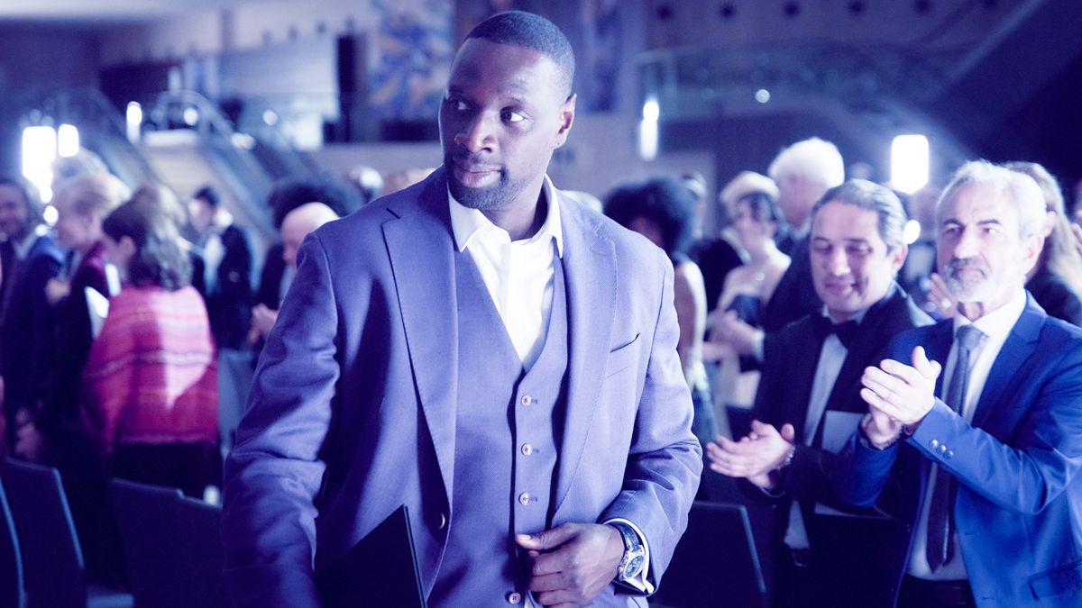 Omar Sy as the character "Paul Sernine" in the Netflix series "Lupin."