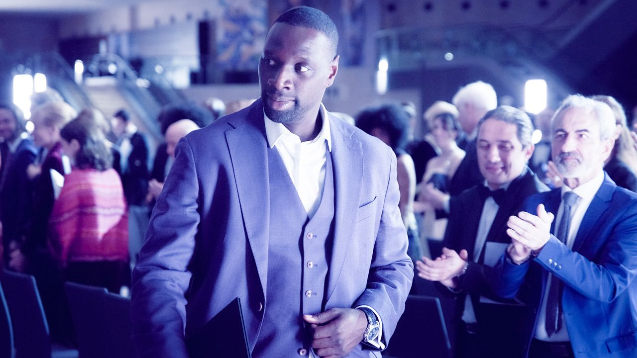 Omar Sy as the character "Paul Sernine" in the Netflix series "Lupin."
