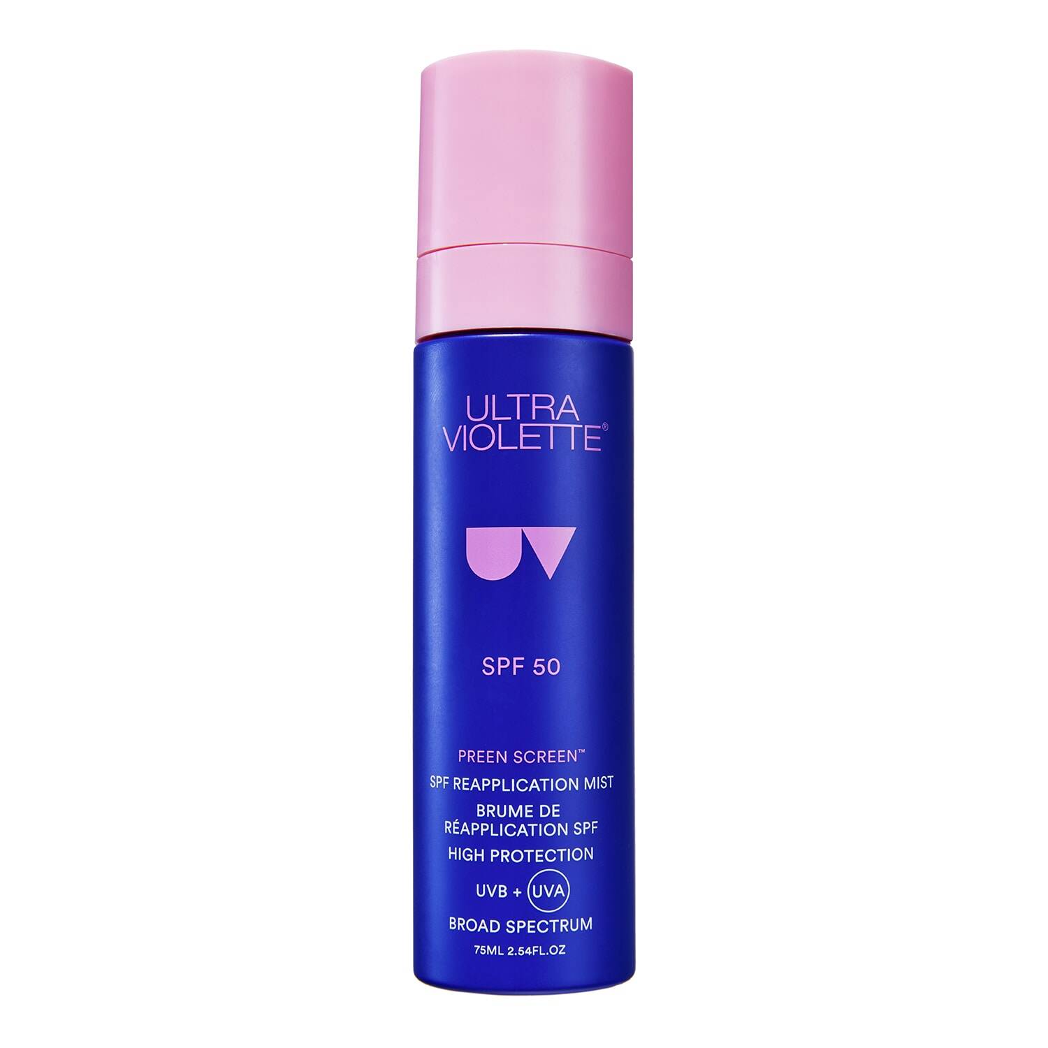 Ultra Violette Preen Screen Spf50 Mist Skinscreen&amp;trade; 75ml