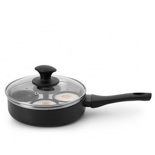 Lakeland Induction-Safe 20cm Egg Poaching Frying Pan – Removable Non-Stick Cups for Omelettes