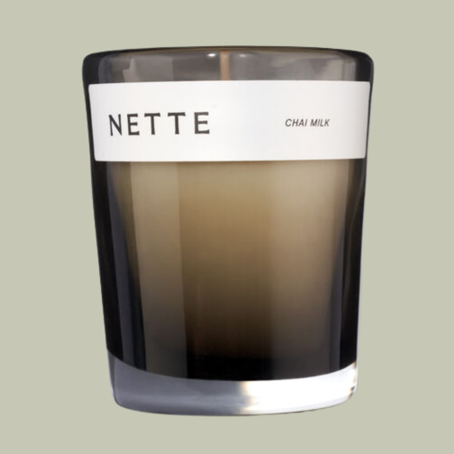 A chai milk scented candle