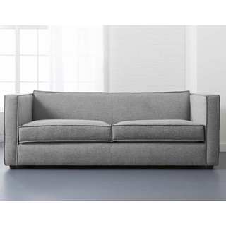 Club grey two-seater sofa