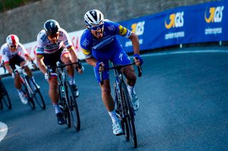 Frances Julian Alaphilippe C rides during an attack in the Poggio ascent during the oneday classic cycling race Milan San Remo on March 23 2019 Photo by Luca Bettini POOL AFP Photo credit should read LUCA BETTINIAFP via Getty Images