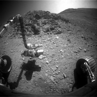 Opportunity image from Front Hazcam, Sol 4297.