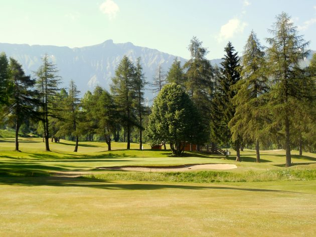 Mont D’Arbois golf course 8th hole