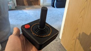 Atari 2600+ review; a retro game joystick