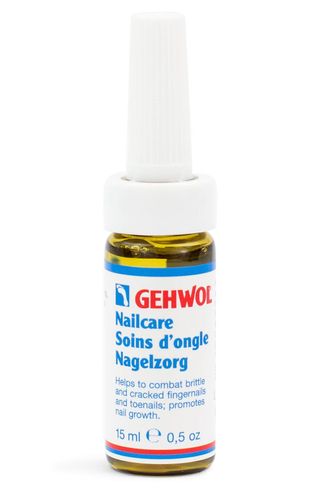 Gehwol Nail Care Oil on a white background