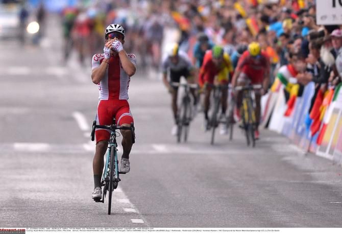 Michal Kwiatkowski (Poland) becomes the 2014 World Champion