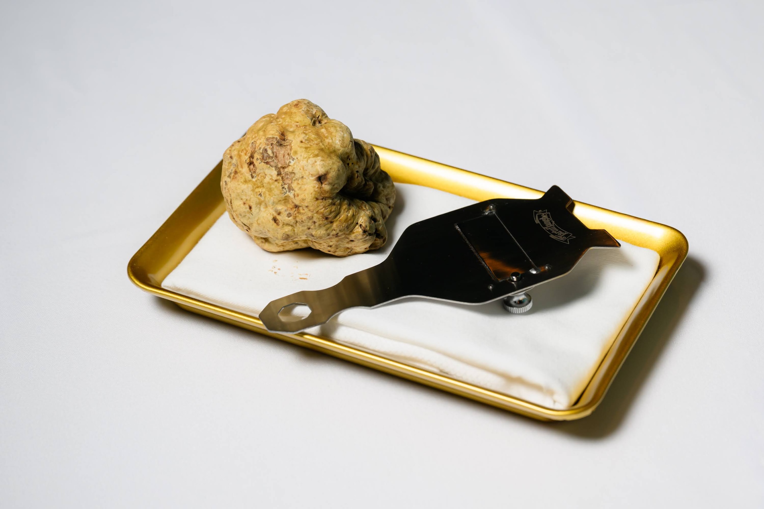 white truffle on a plate