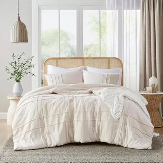 510 Design Harris Pinch Pleated Soft Washed Boho Comforter Set