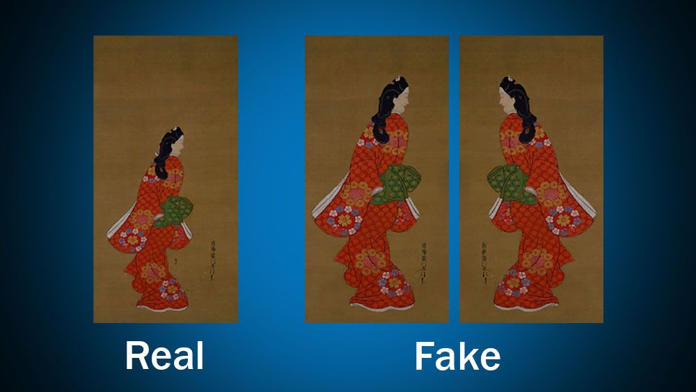 ACNH paintings: BEAUTY LOOKING BACK BY HISHIKAWA MORONOBU