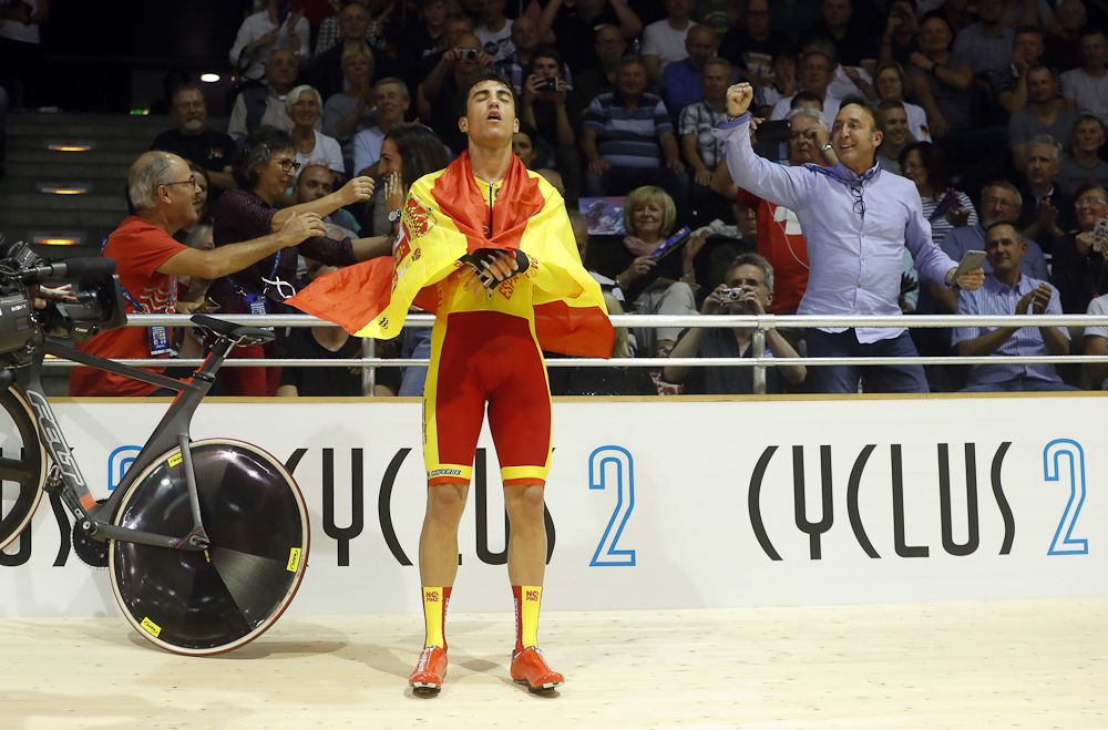 Men's Omnium winner Alberto Torres (Spain)