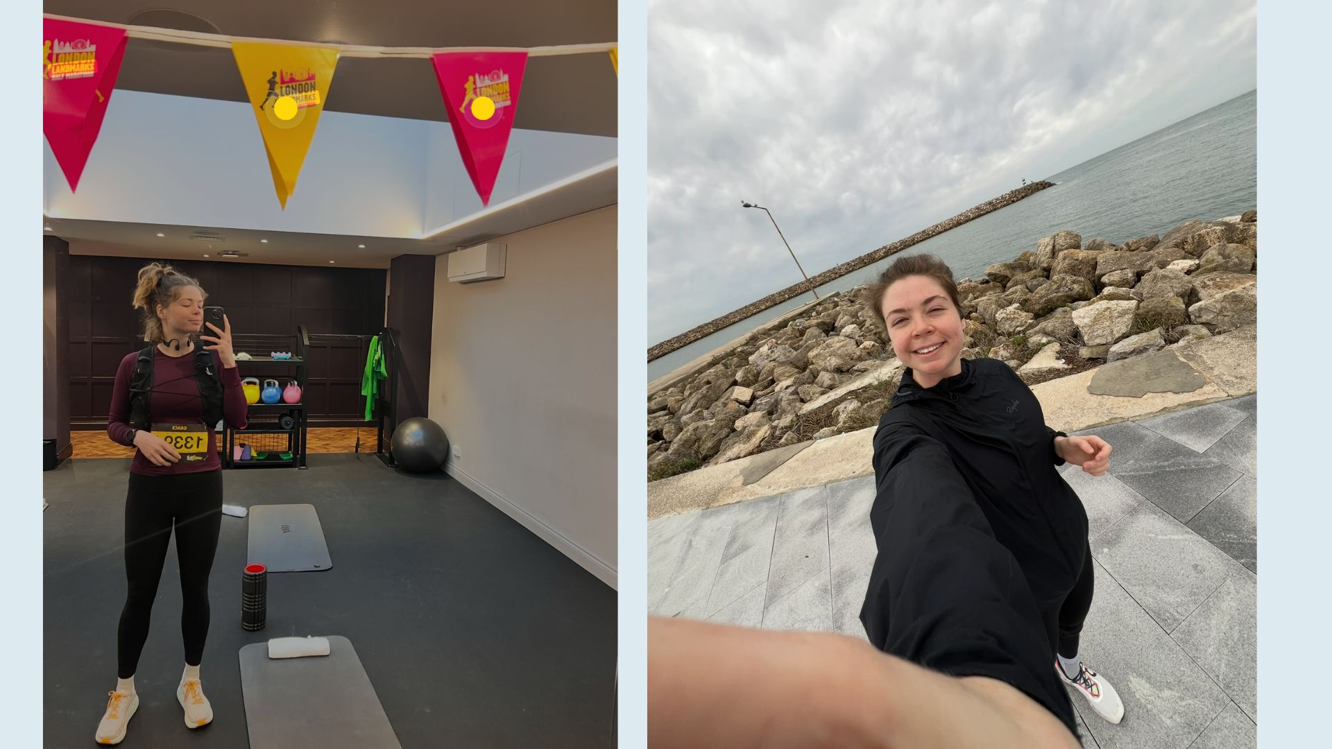 Grace Walsh wearing Sweaty Betty Power leggings