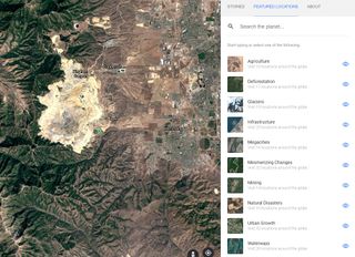 google earth timelapse featured locations