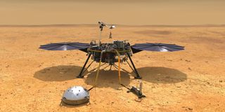 Mars InSight lander art