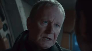 Stellan Skarsgard as Luthen Rael talking to Cassian on Andor Season 2