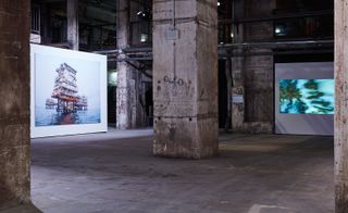 Installation view of ‘Contemporary Art Qatar’ at Kraftwerk Berlin