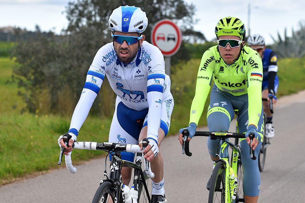 Javier Megias (Novo Nordisk) with Michael Valgren (Tinkoff)