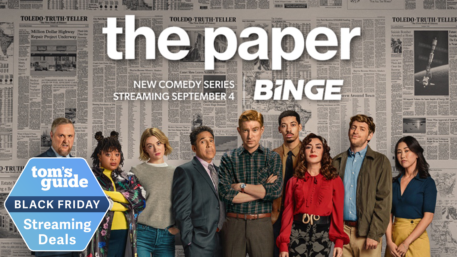 The Paper key art with Tom&#039;s Guide streaming deals badge