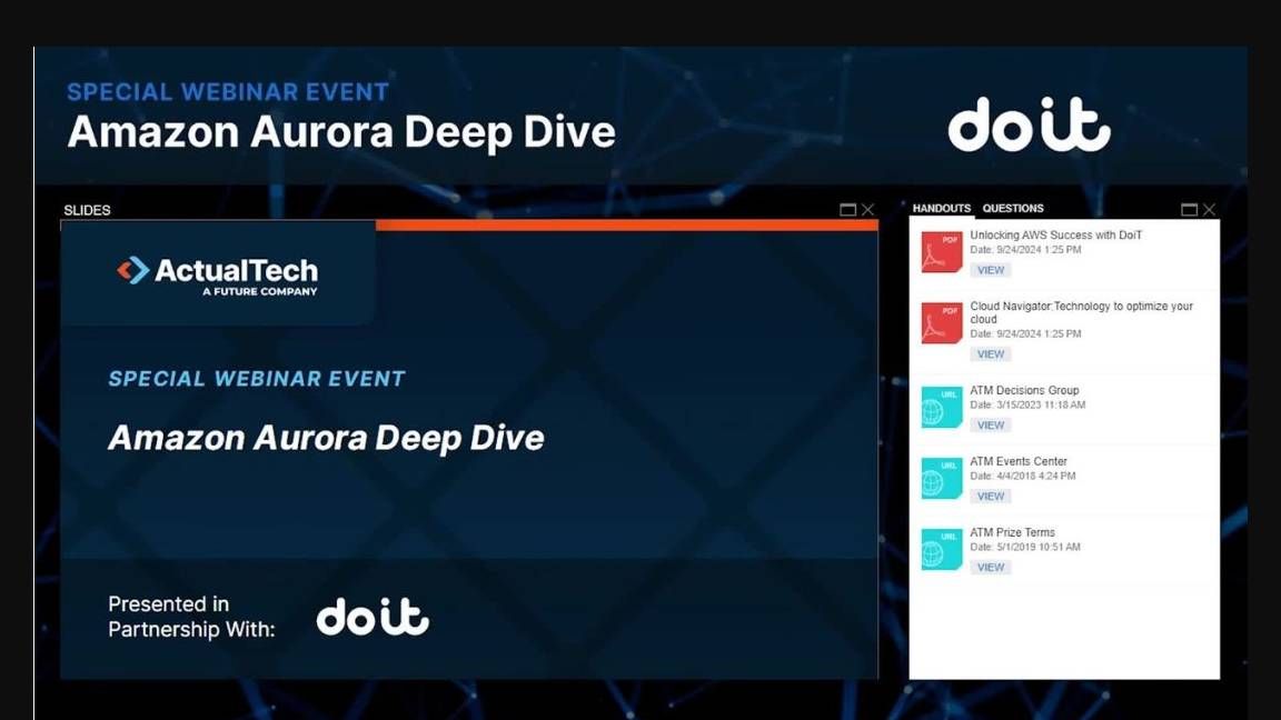 Amazon Aurora Deep Dive