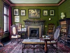 Fig 1: The library, which was added to the house in 1871 and has been fully restored. Farringford, Isle of Wight. ©Paul Highnam for Country Life