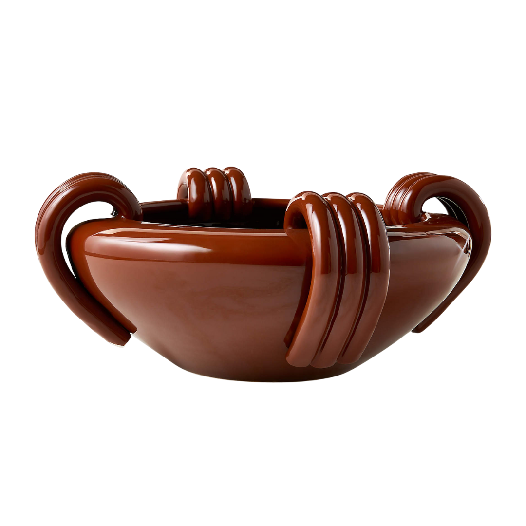 CB2, Chiara Red Ceramic Decorative Bowl