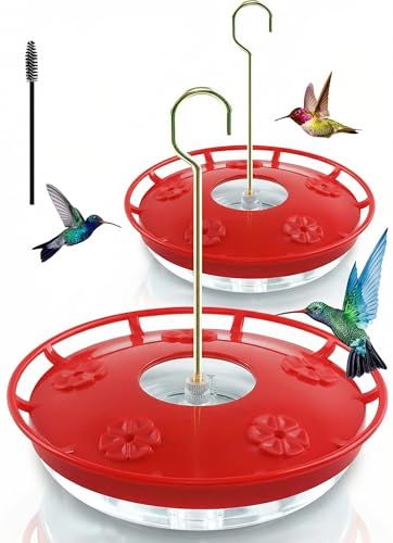 Feed Garden Hummingbird Feeders for Outdoors, 2 Pack