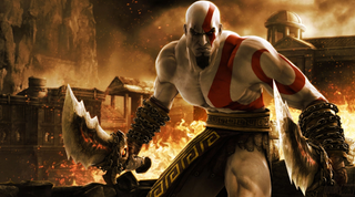 Kratos in the first God of War.
