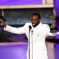 tramell tillman wins the emmy for best supporting actor in a drama series at the 2025 primetime emmy awards