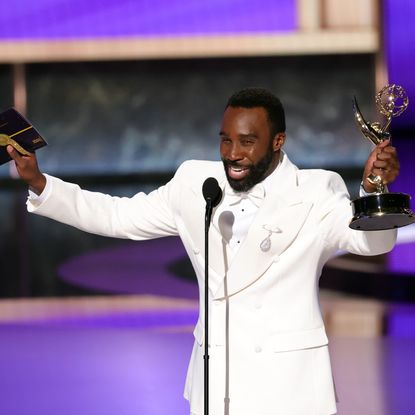 tramell tillman wins the emmy for best supporting actor in a drama series at the 2025 primetime emmy awards