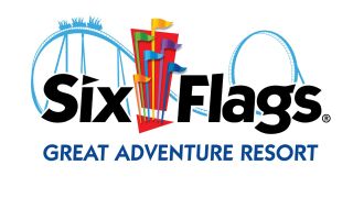 Six Flags Great Adventure's park logo.