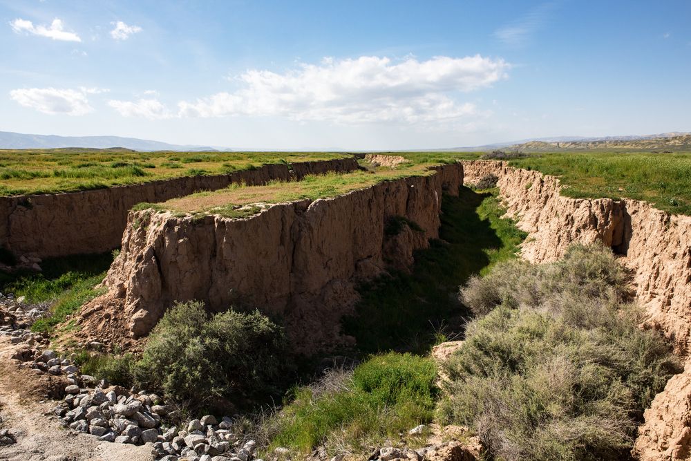 san Andreas fault Carrizo plain