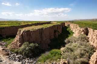 san Andreas fault Carrizo plain