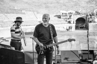 David Gilmour back on the stage where Floyd filmed their iconic live movie in 1971