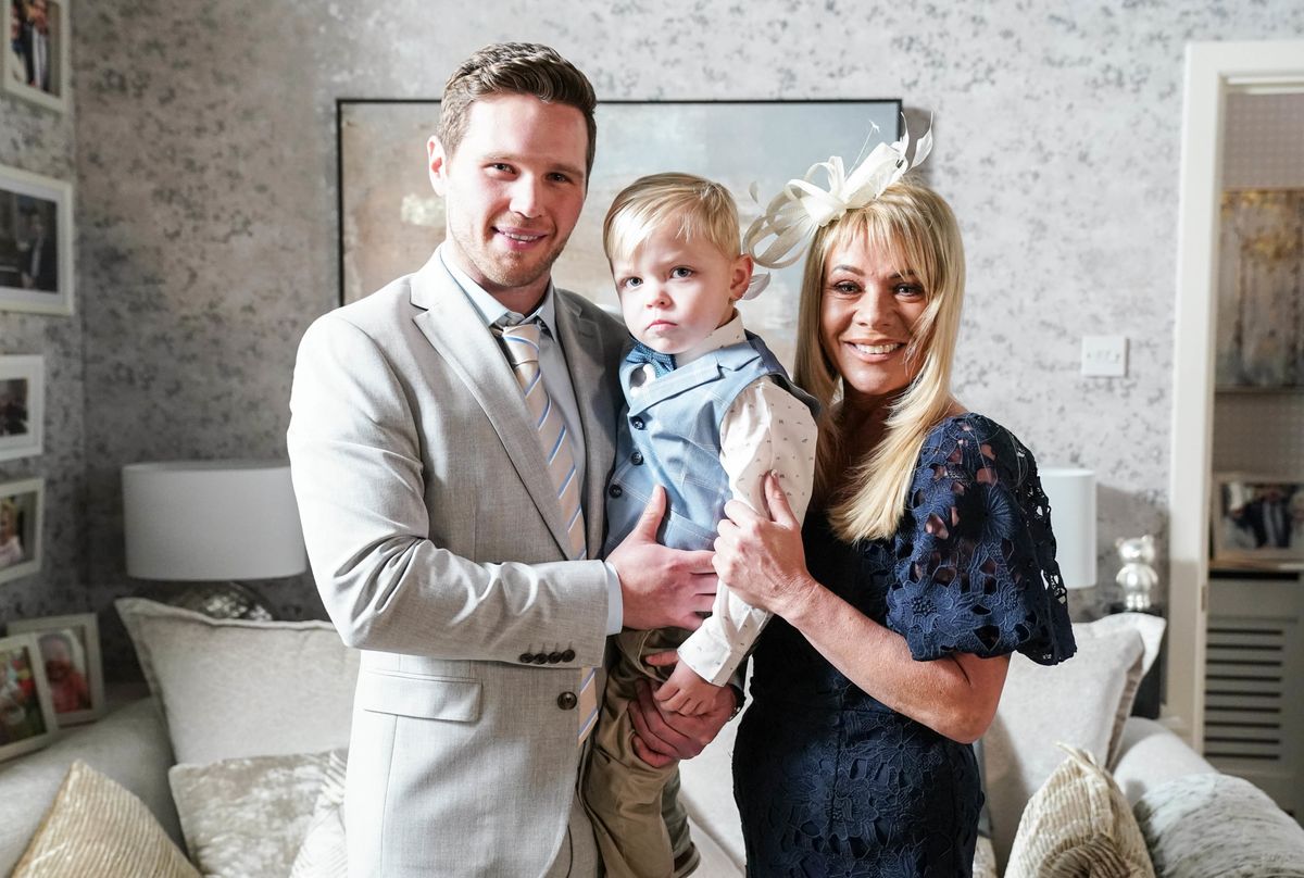 Keanu Taylor and Sharon Watts are ready for Albie&#039;s Christening