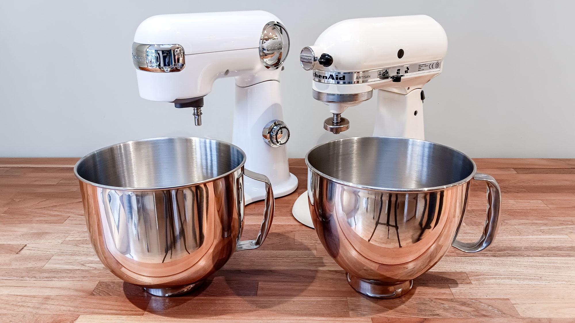 Cuisinart Precision Master and KitchenAid Artisan stand mixer