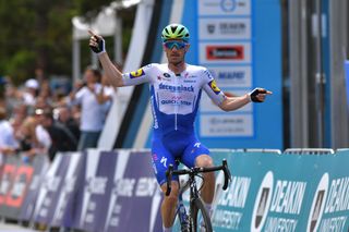 Dries Devenyns (Deceuninck-QuickStep) wins the 2020 Cadel Evans Great Ocean Road Race in Geelong, Australia