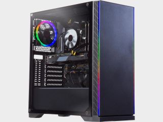 Desktop PC with glass side panel