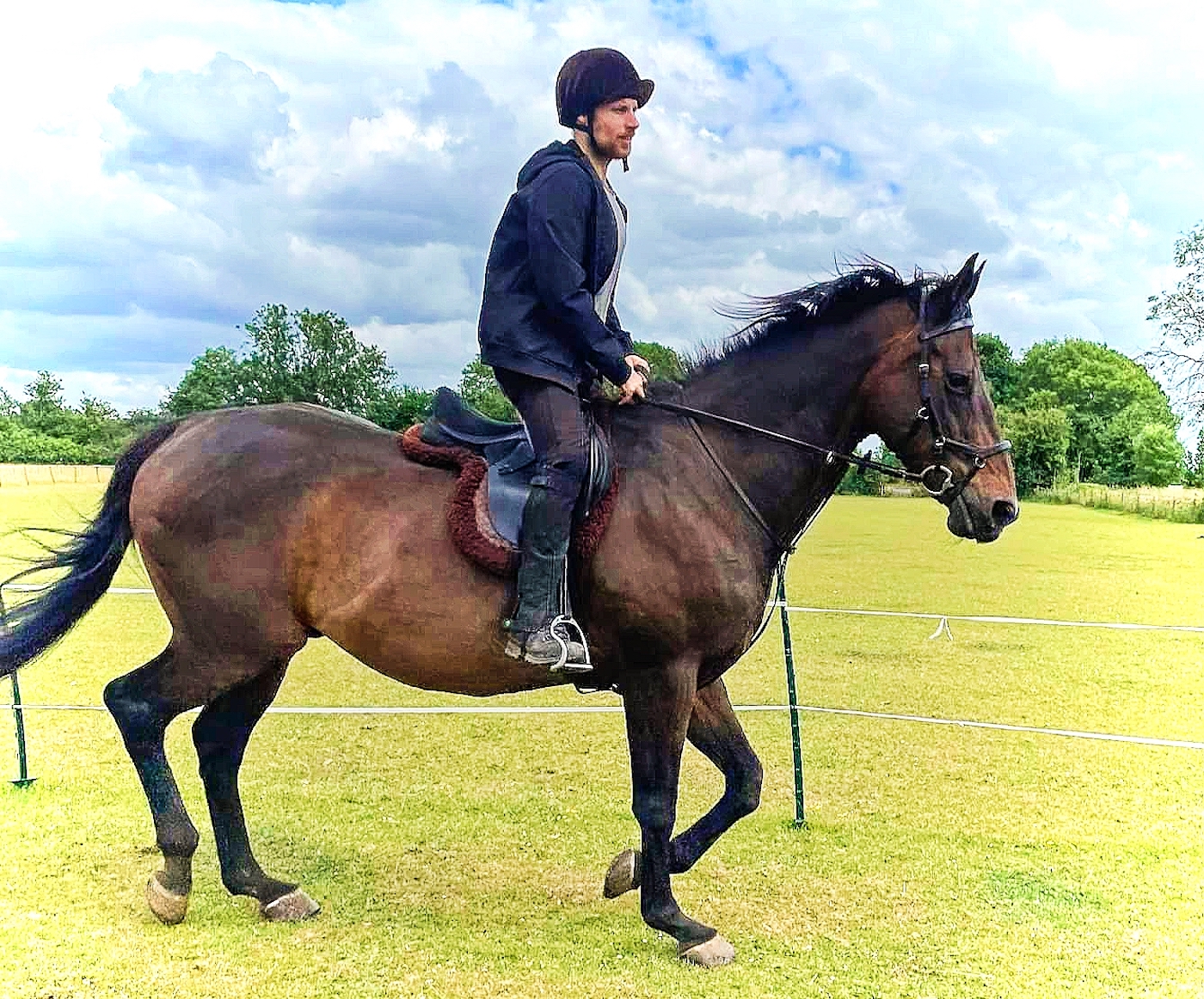 Tim riding