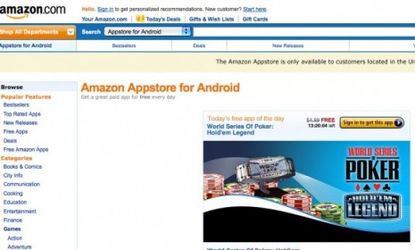The legal violation in question: Amazon's Appstore infringes upon Apple's trademark, so claims the tech giant. 