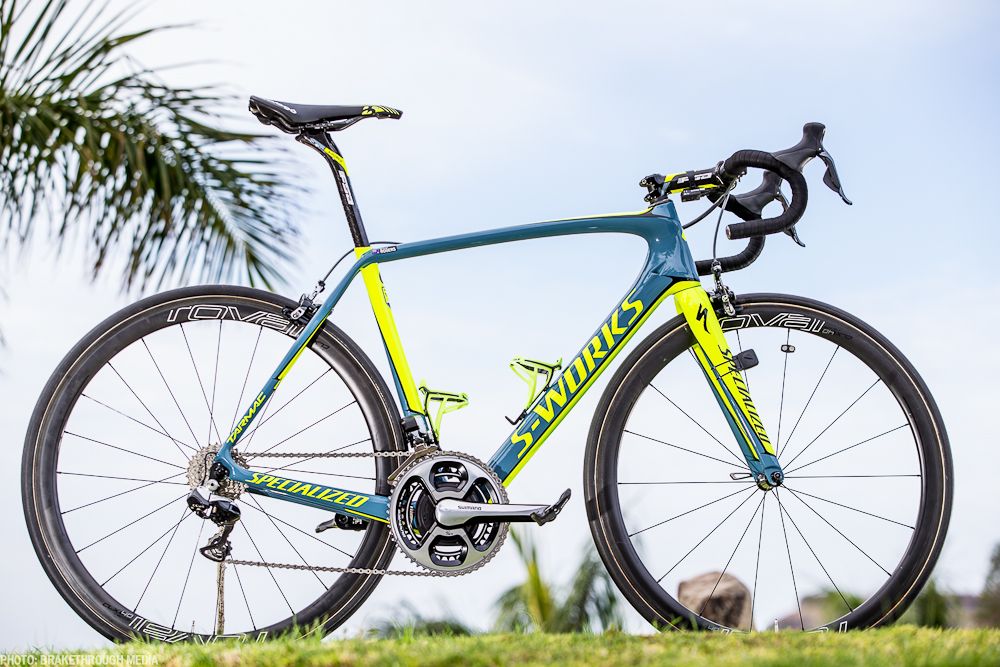 Michael Rogers' Tinkoff Team Specialized S-Works Tarmac.