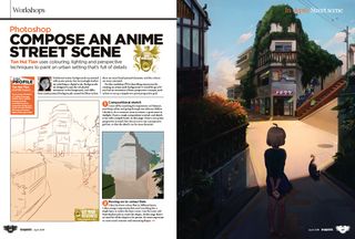 ImagineFX magazine spread