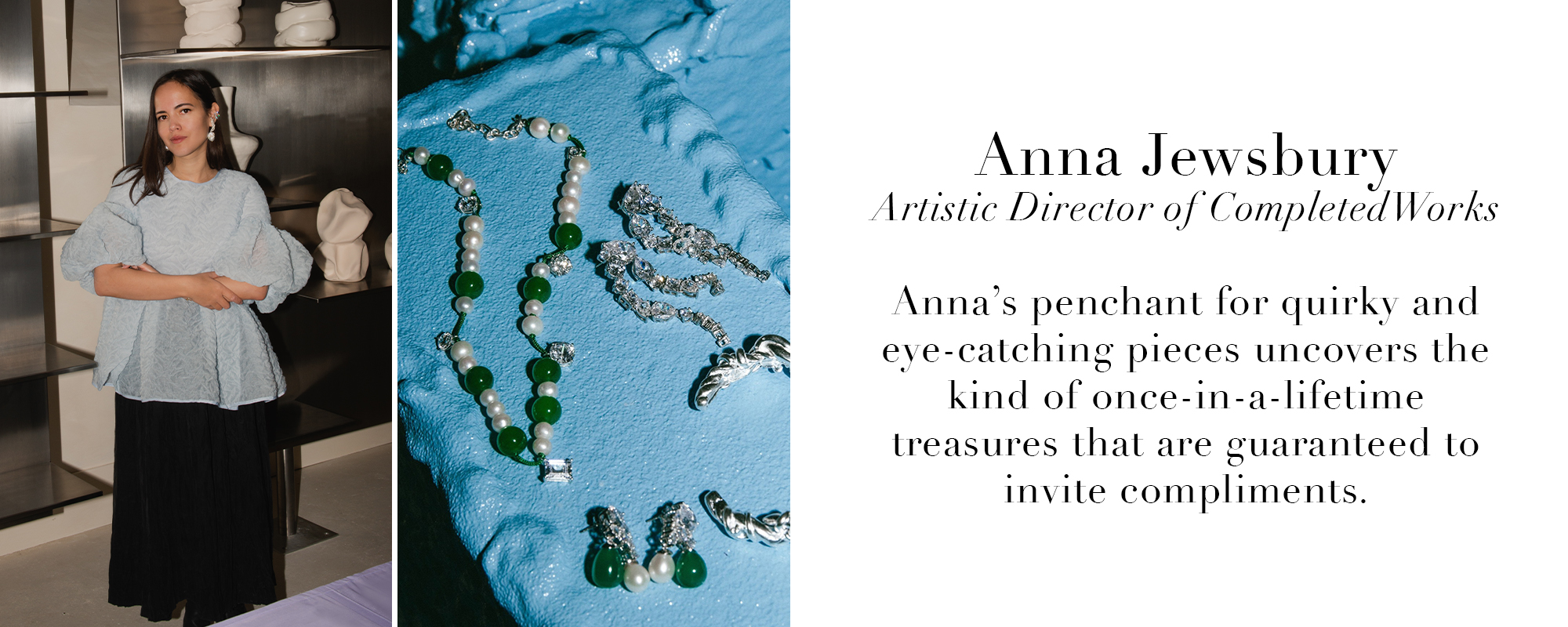 Completedworks Anna Jewsbury designer wish list for Who What Wear UK
