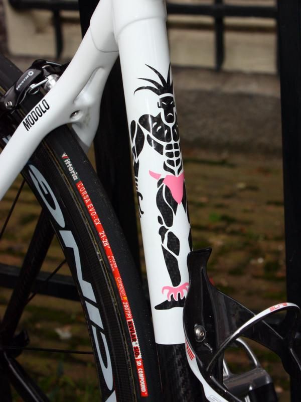 Colnago-CSF Inox sprinter Sacha Modolo's nickname is 'cannibal' and this is apparently one artist's rendering.