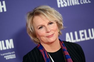 Jennifer Saunders attends the "Allelujah" European Premiere during the 66th BFI London Film Festival at Southbank Centre.
